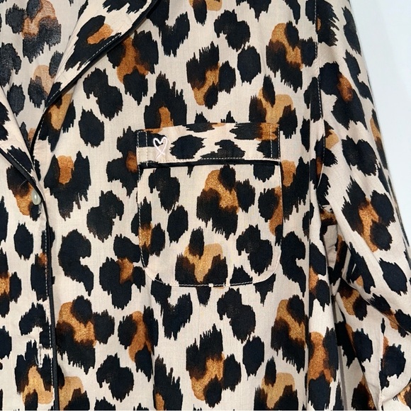 Victoria’s Secret Leopard Print Pajama Top - Picture 3 of 7